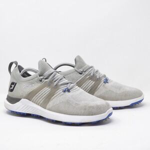 FootJoy HyperFlex Golf Shoes Mens Size 9 M Beige Athletic Spiked Cleats